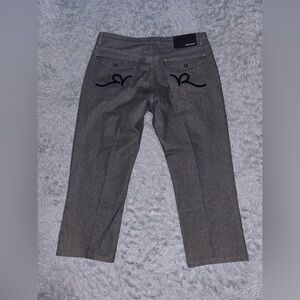 VTG Rocawear Jeans Men Size 40 Classic Fit Straight Leg Embroidered Flap Pockets